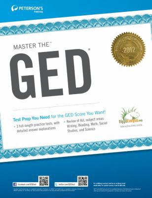 Master the GED 2012 0768932912 Book Cover