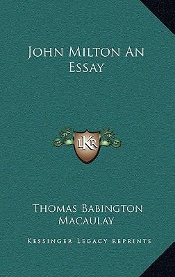 John Milton An Essay 1168945909 Book Cover