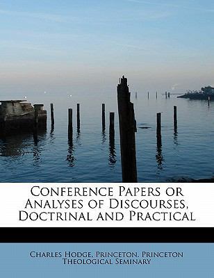 Conference Papers or Analyses of Discourses, Do... 1115649590 Book Cover