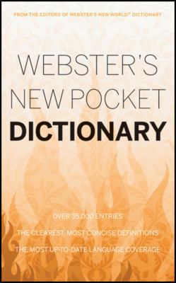 Webster's New Pocket Dictionary [Unknown] 111810384X Book Cover