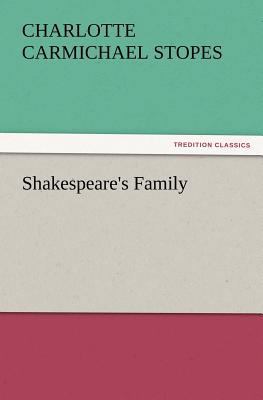 Shakespeare's Family 3847224883 Book Cover