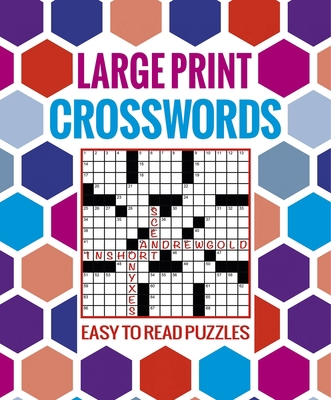 Large Print Crosswords: Easy to Read Puzzles [Large Print] 1784284874 Book Cover