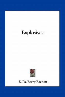 Explosives 1163776564 Book Cover