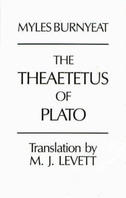 The Theaetetus of Plato 0915144824 Book Cover