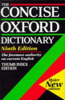 The Concise Oxford Dictionary of Current English 0198613199 Book Cover