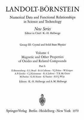 Magnetic and Other Properties of Oxides and Rel... 3540051767 Book Cover