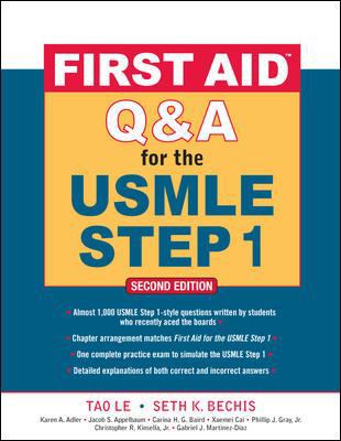 First Aid Q&A for the USMLE Step 1, Second Edit... 0071597948 Book Cover