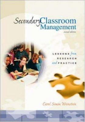 Secondary Classroom Management: Lessons from Re... 0072322705 Book Cover
