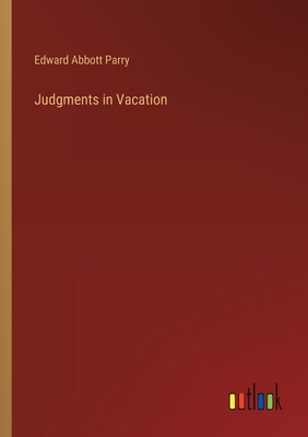 Judgments in Vacation 3368929925 Book Cover