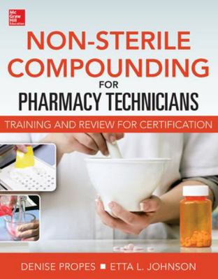 Non-Sterile for Pharm Techs-Text and Certificat... 0071829881 Book Cover