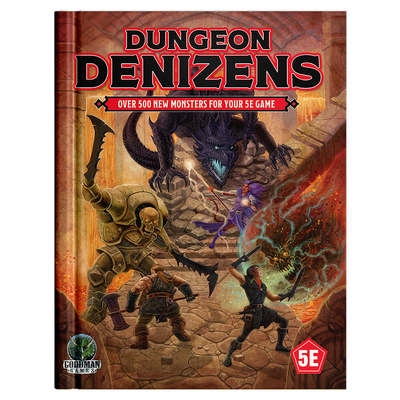 D&d 5e: Dungeon Denizens 1961756129 Book Cover