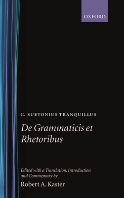 de Grammaticis Et Rhetoribus 0198140916 Book Cover