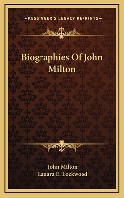 Biographies Of John Milton 1168823218 Book Cover