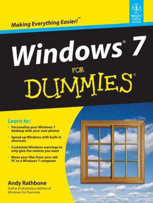 Windows 7 for Dummies 8126523255 Book Cover