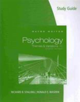 Study Guide for Weiten S Psychology: Themes and... 0495811823 Book Cover