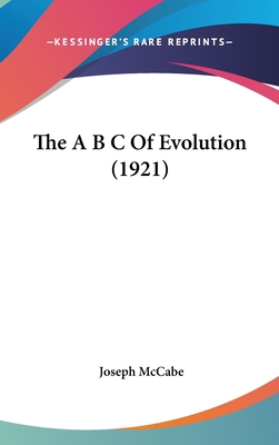 The A B C Of Evolution (1921) 1120778840 Book Cover