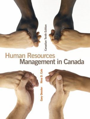 Human Resources Management in Canada 0132270870 Book Cover
