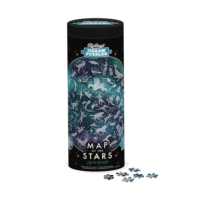 Map of the Stars 1000 Piece Jigsaw Puzzle B094F3HK84 Book Cover