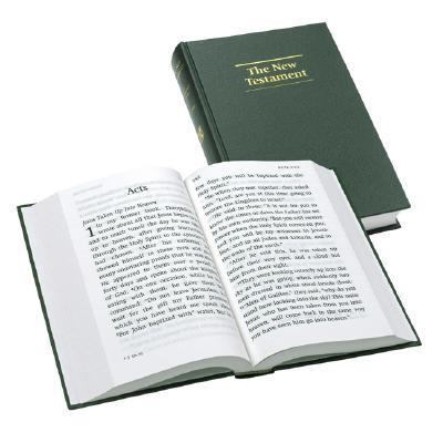 NIV Giant Print New Testament Green Hardcover N... [Large Print] 0521509297 Book Cover