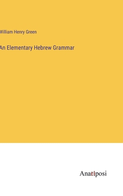 An Elementary Hebrew Grammar 3382810670 Book Cover