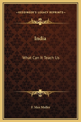 India: What Can It Teach Us 1169311199 Book Cover