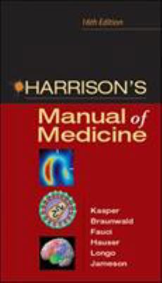 Harrison's Manual of Medicine 0071444416 Book Cover