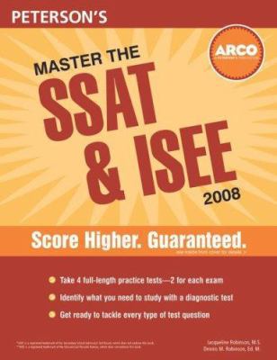 Peterson's Master the SSAT & ISEE 0768924782 Book Cover