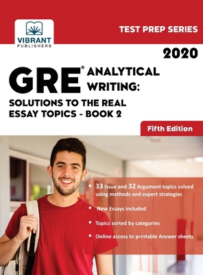 GRE Analytical Writing: Solutions to the Real E... 1949395596 Book Cover