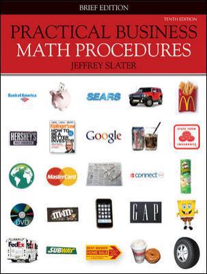 Practical Business Math Procedures, Brief Edition 0077327934 Book Cover