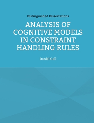 Analysis of Cognitive Models in Constraint Hand... 3754396781 Book Cover