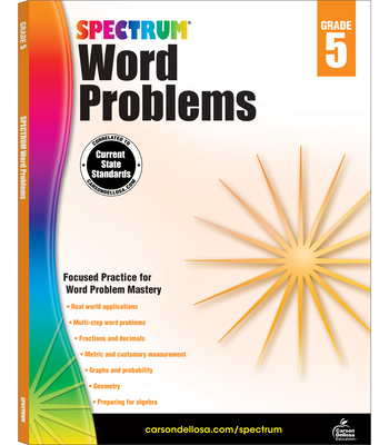 Word Problems, Grade 5: Volume 78 1624427316 Book Cover