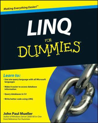 Linq for Dummies 0470277947 Book Cover