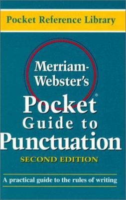 Merriam-Webster's Pocket Guide to Punctuation 0877795177 Book Cover