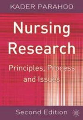 Nursing Research: Principles, Process and Issues 0333987276 Book Cover