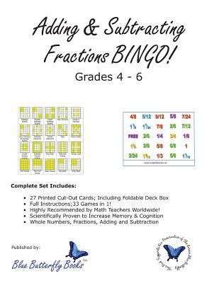 Adding & Subtracting Fractions BINGO! 0992053056 Book Cover