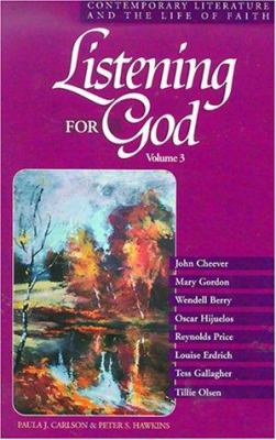 Listening for God: Contemporary Literature and ... B0073XV858 Book Cover