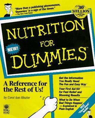Nutrition for Dummies 0764550322 Book Cover