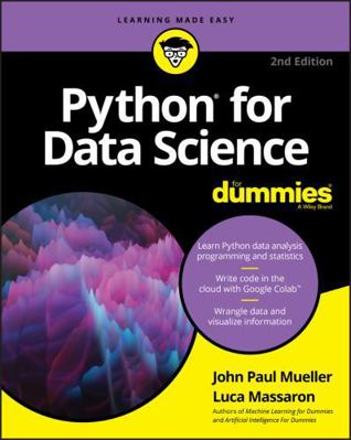 Python for Data Science for Dummies 1119547628 Book Cover