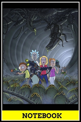 Rich and Morty notebook - best gift for Rich and Morty lovers: 6x9 inch, 120 pages, blank line, notepad, journal, Rich and Morty notebook, Rich and Morty office supplies