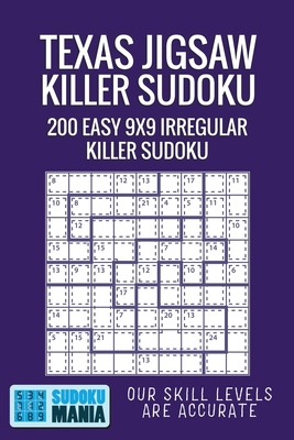 Texas Jigsaw Killer Sudoku: 200 Easy 9x9 Irregu... 1704716446 Book Cover