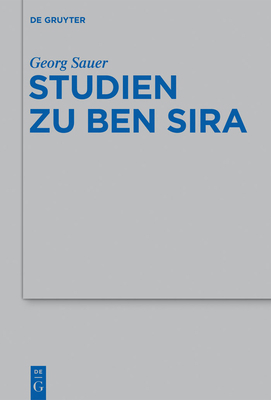 Studien Zu Ben Sira [German] 311030032X Book Cover