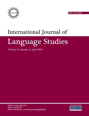 International Journal of Language Studies (IJLS... 0359663435 Book Cover