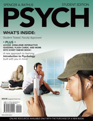 PSYCH (with Review Cards and Bind-In Printed Ac... 0495601942 Book Cover