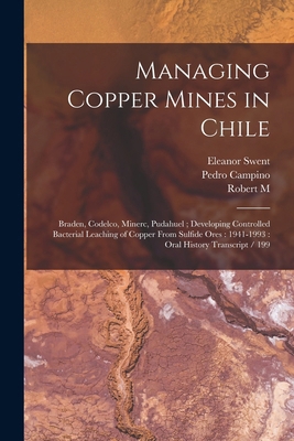 Managing Copper Mines in Chile: Braden, Codelco... 1017200610 Book Cover