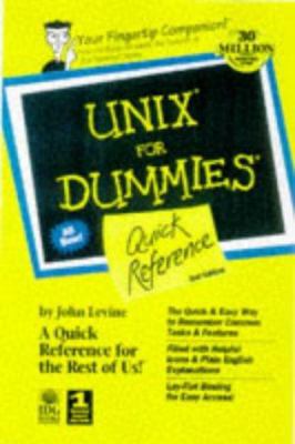 UNIX for Dummies Quick Reference 0764503014 Book Cover