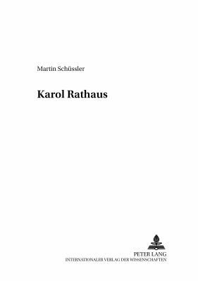 Karol Rathaus [German] 3631353820 Book Cover