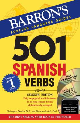 Barron's 501 Spanish Verbs [With CDROM and CD (... 0764197975 Book Cover