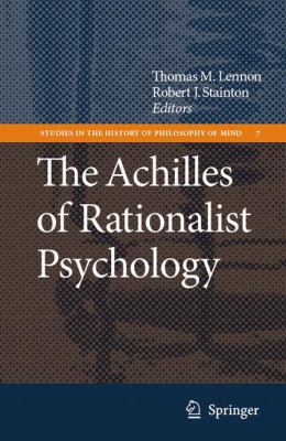 The Achilles of Rationalist Psychology 9048177545 Book Cover