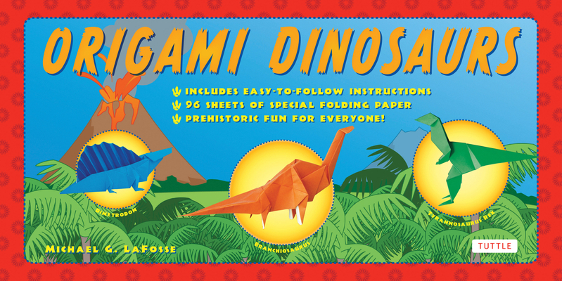 Origami Dinosaurs Kit: Includes 2 Origami Books... 0804839085 Book Cover