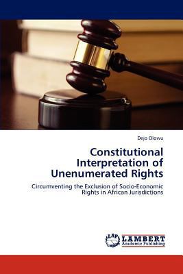 Constitutional Interpretation of Unenumerated R... 3848403188 Book Cover